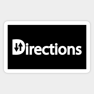 Directions Going On Different Directions Magnet